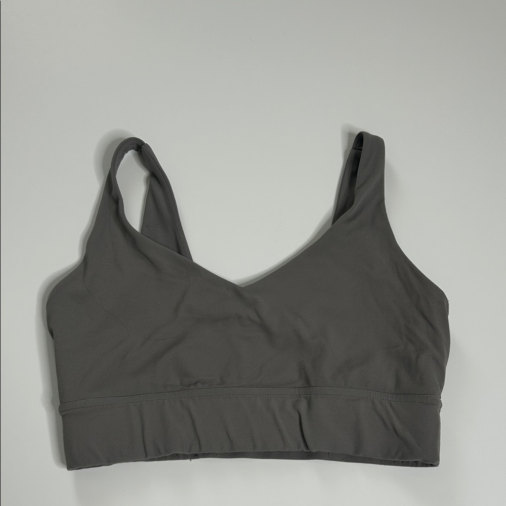 Gray Women's Sports Bra
